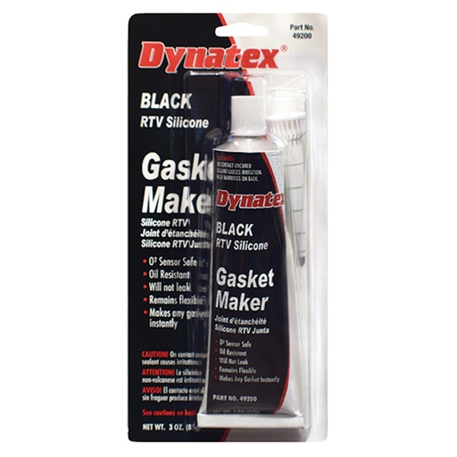 [143355] Dynatex DYNABLACK RTV Silicone - 85g Tube