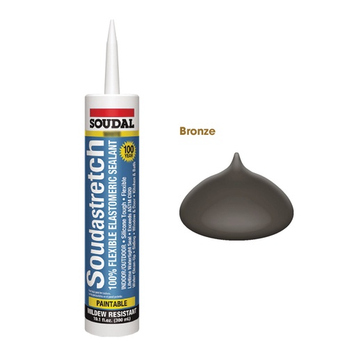 [146906] Soudastretch Acrylic Caulking - Bronze 10.1oz