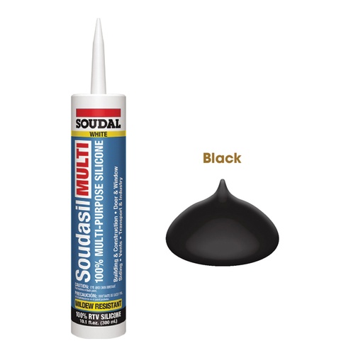 [146895] Soudasil Multi Silicone - Black 10.1 oz