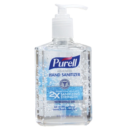 [GOJ 3015-12-CMR] PURELL® Advanced Hand Sanitizer Gel 8oz Bottle