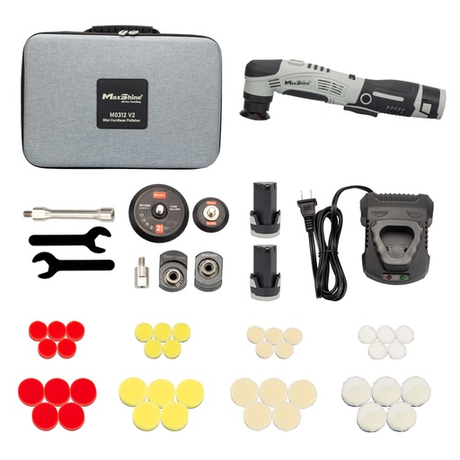 [M0312 V2] MaxShine Mini Cordless Polisher Kit