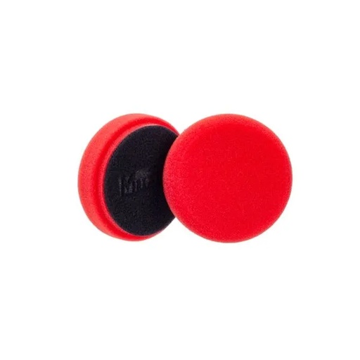 [2033085R] MaxShine Red Flat Foam Finishing Pad 3"