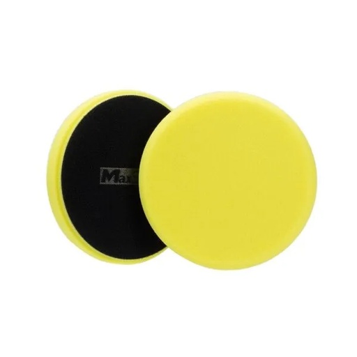 [2032140Y] MaxShine Yellow Flat Foam Polishing Pad 5"