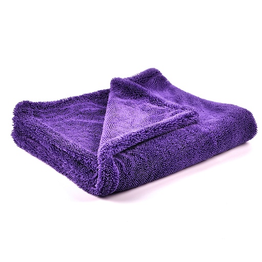 [1196090P] MaxShine Purple Duo Twisted Loop Drying Towel - 24" x 36" (1200GSM)